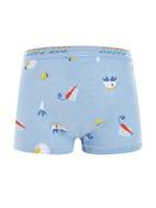 9pcs boys boxer briefs soft breathable underwear with animal letter prints elastic waistband machine washable assorted colors for