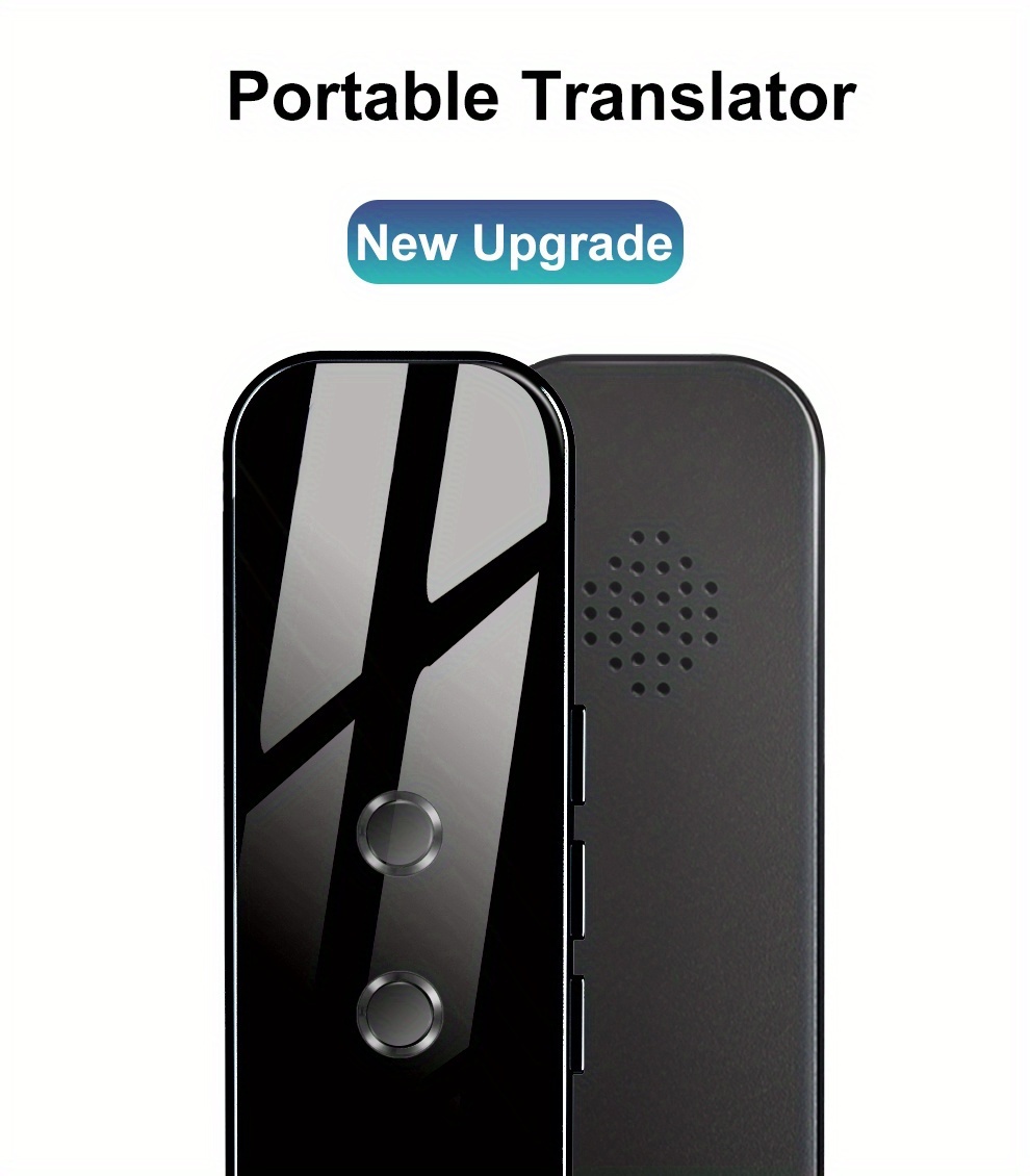 1pc intelligent language translator portable bt translator for travelling learning shopping business Product details 0