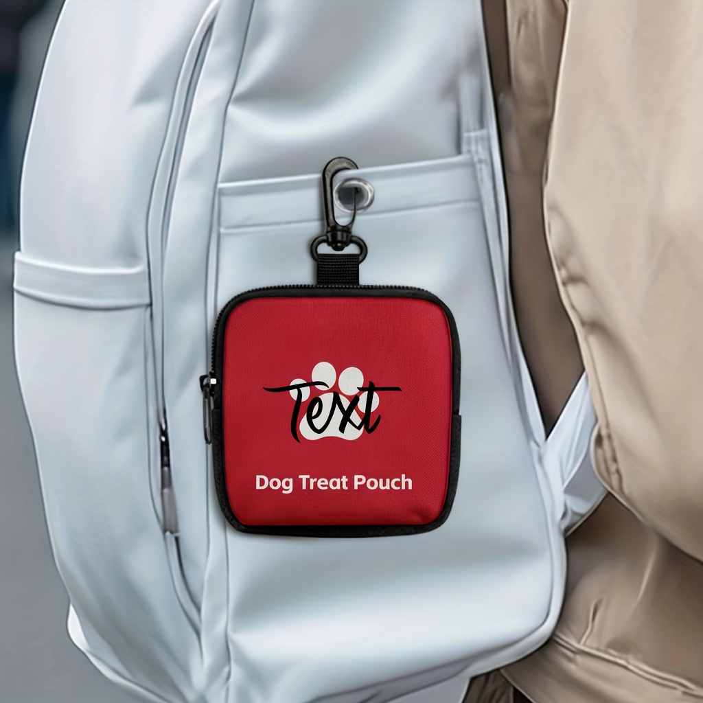 TEMU Borsa portatile per snack per cani con personalizzabile. Questo mini /test personalizzabile e 癡 realizzato in poliestere. Funge anche da borsa