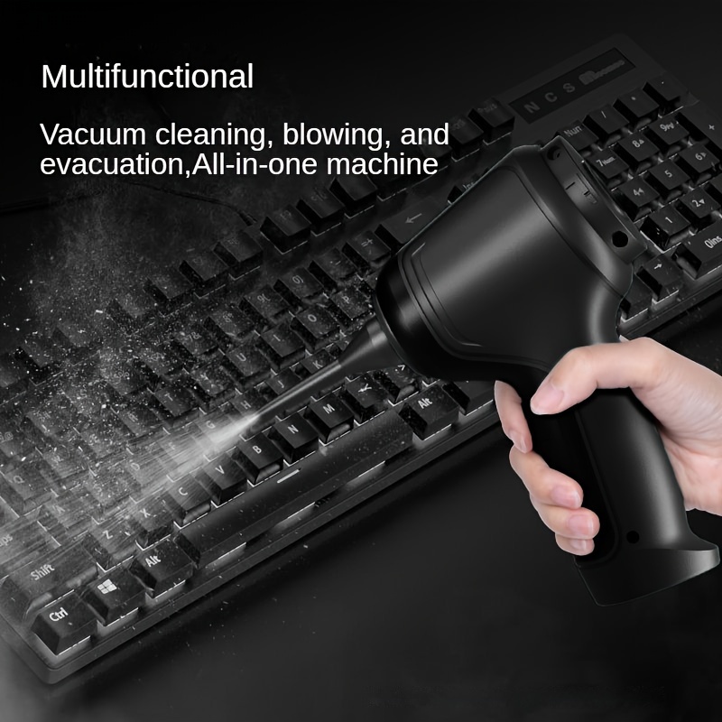 Image of Cordless Vacuum Cleaner With High Power, Of Vacuuming, Extracting Air, And Blowing Air. Suitable For Car And Home Use, Featuring An Ultra-long . Dust, , And Pet Hair, While Extracting