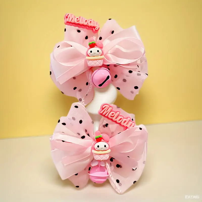 for   2pcs hairpin set cute cartoon bow accessories suitable for women and teenagers stylish hairpins   makeup and everyday styling birthday gift set Product details 3