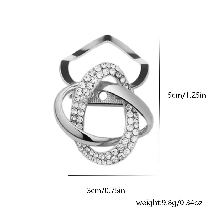 Simple and Stylish Scarf Clip, Elegant Accessory