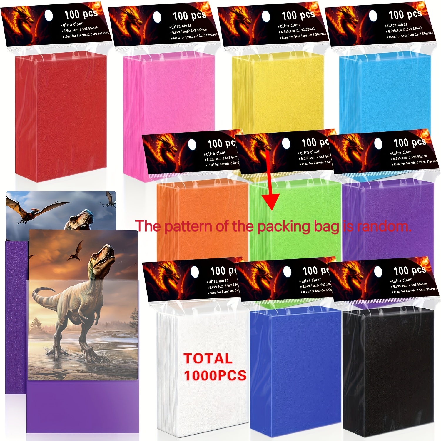 trading card sleeves wholesale Blue Summit Supplies Baseball Card Sleeves, 900 Pockets, Binder Sheets for Protecting Business Cards, Collector Card Sleeves, 100 Pack