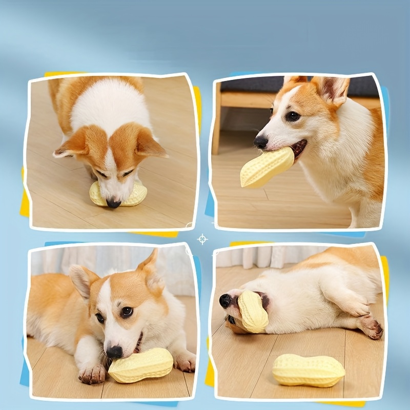Indestructible Rubber Chew Toy for Medium Aggressive Chewers