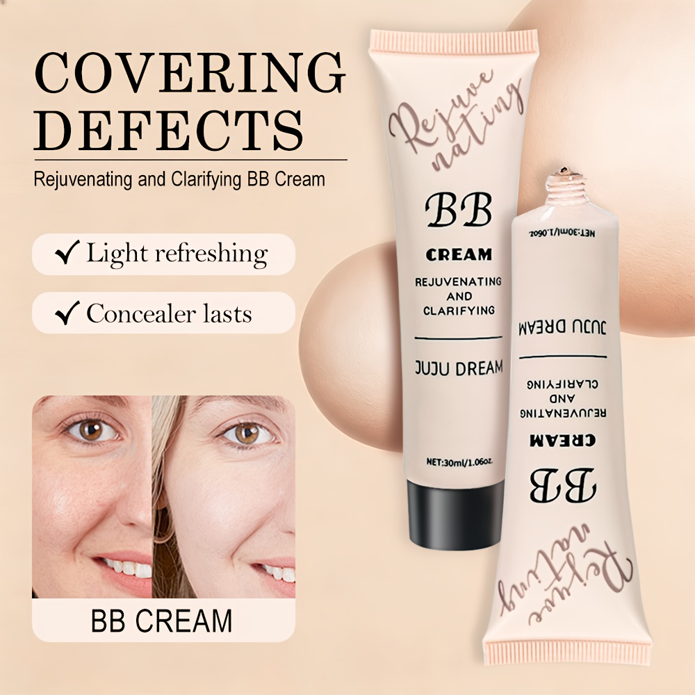 Waterproof BB Cream Full Coverage Concealer for Natural Finish