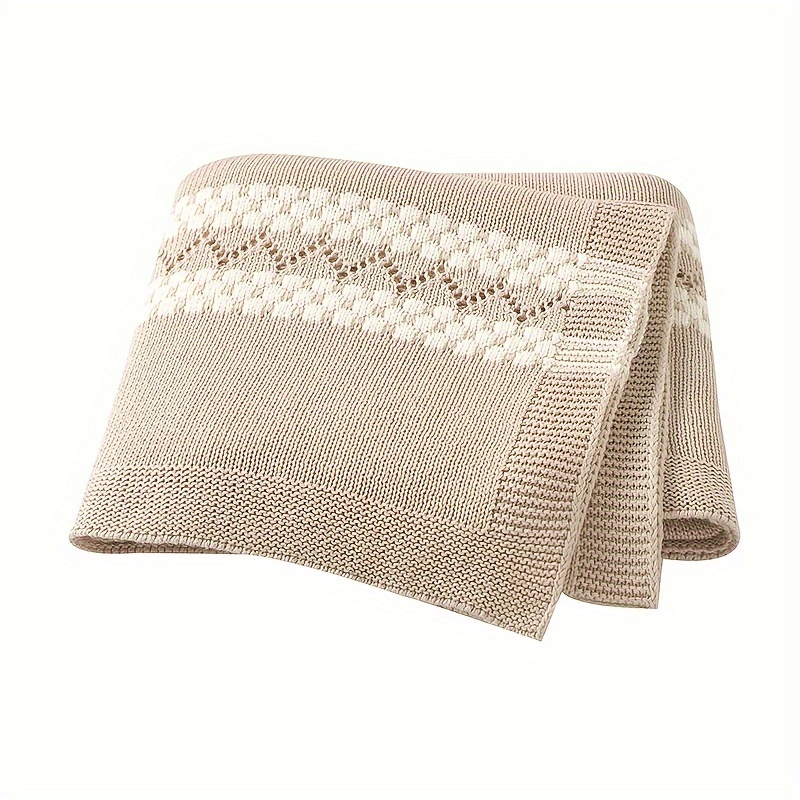 Image of /summer Cotton Knitted Openwork Children's Blanket, Blanket, Swaddle Blanket