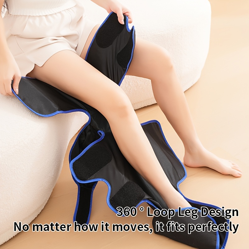 Wireless Charging Full Leg Massager – Features a Large Display, Soft Fabric, And Breathable Design, Suitable for Calves, Thighs, Knees, Ankles, And Soles – a Perfect Gift for Both Men And Women.