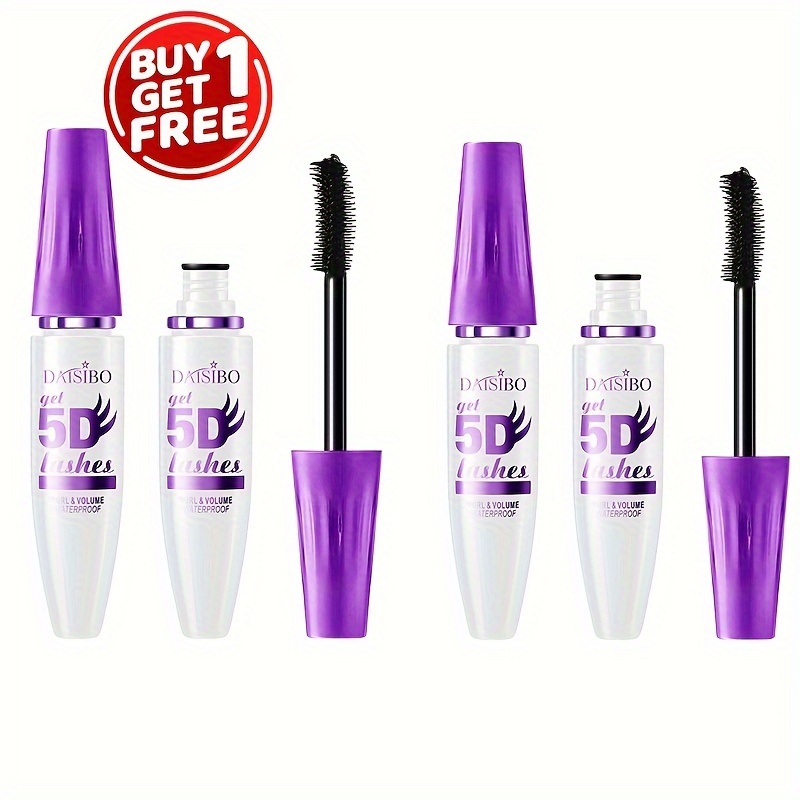 

Bogo Free! 5d Extreme Volume Mascara - Waterproof, Clump-free, 24hr Hold, Black, Enhances Lashes For A Dramatic Look