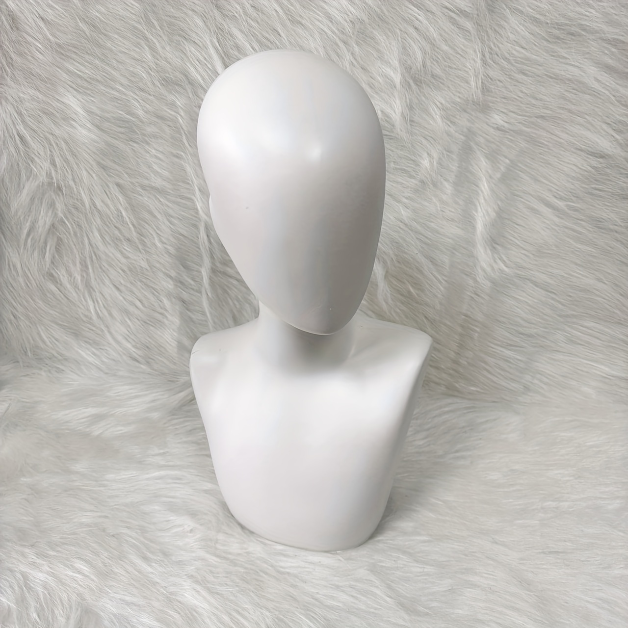 1pc white model head mannequin head display rack abstract - Temu