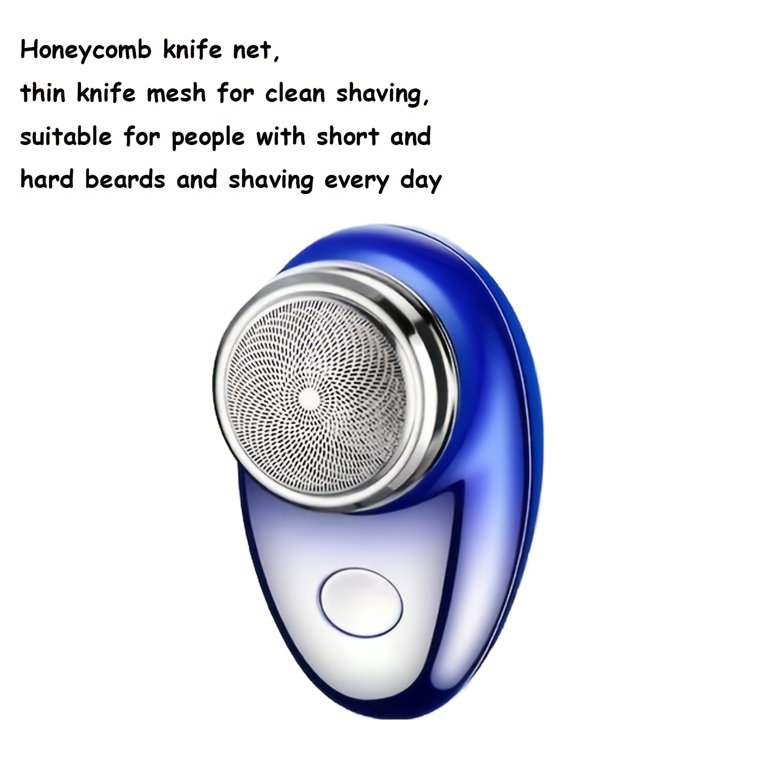 Afeitadora rotativa compacta USB recargable para hombre, con cuerpo de acero inoxidable para un afeitado suave, ideal para viajes y un gran regalo para el Día del Padre para papás y maridos - Imagen 11