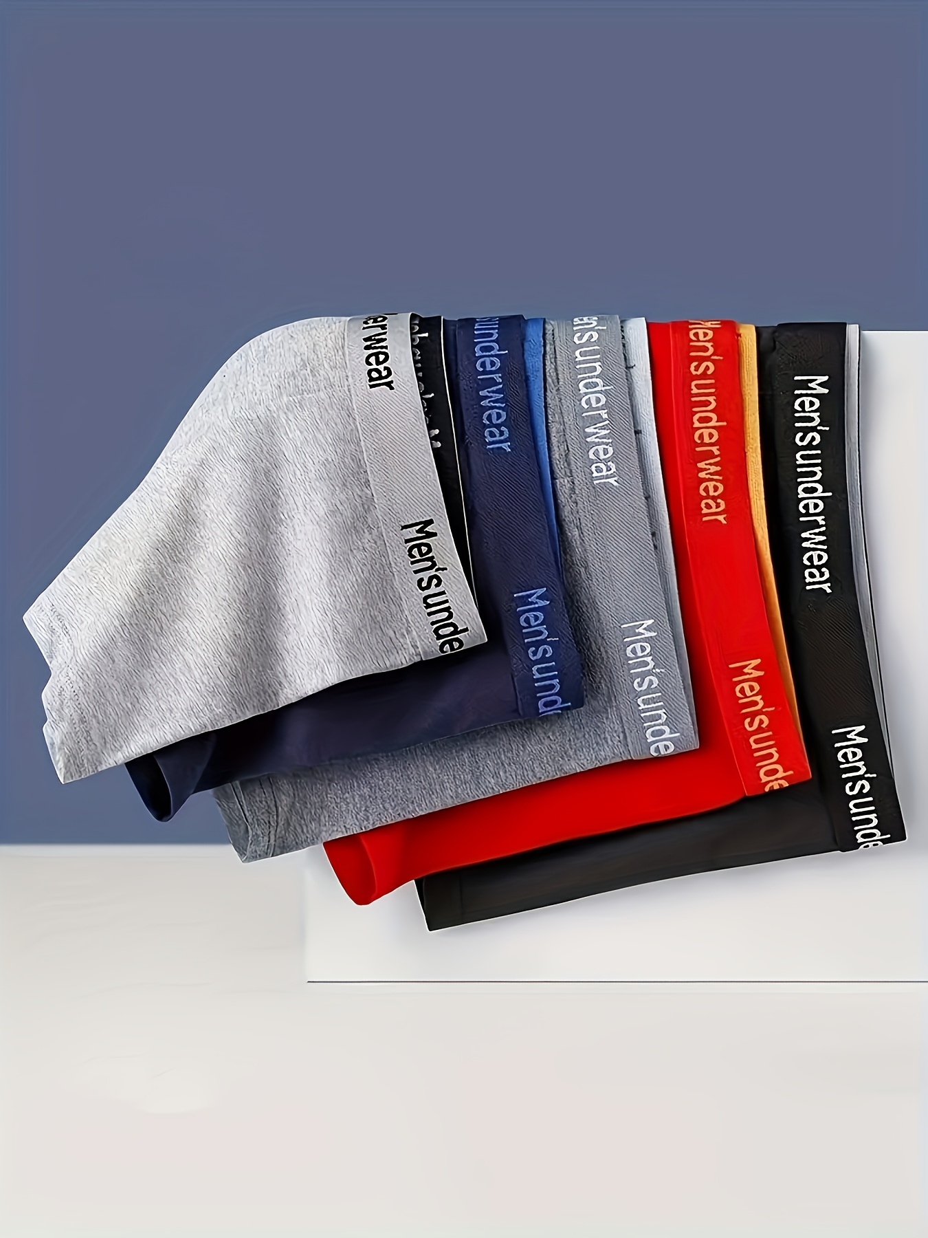 [KEIDEAR] 1 Pc Random Color Men's Cotton Underwear, 95.6% Cotton Casual Boxer Briefs, Breathable Comfortable Stretchy Sportshorts, Men's Underwear, Sports Basics, Casual Wear, Stretch Fit, Breathable Design, Soft Material, Breathable Fabric