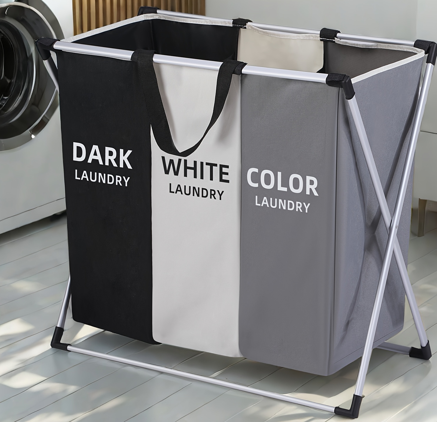 1pc large laundry basket laundry hamper dirty clothes storage basket dirty clothes hamper for home college dorm details 0