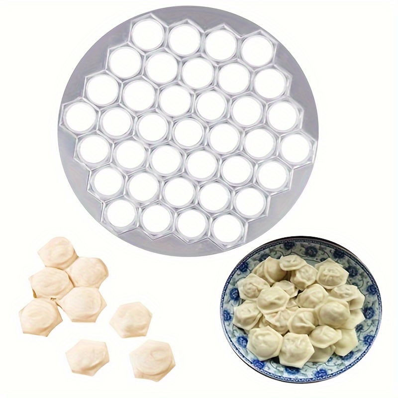 convenient set of kitchen tools including a dumpling machine dumpling cutter aluminum golden dumpling mold tray dumpling cooking mold and outdoor camping tool for easy carrying and use details 2