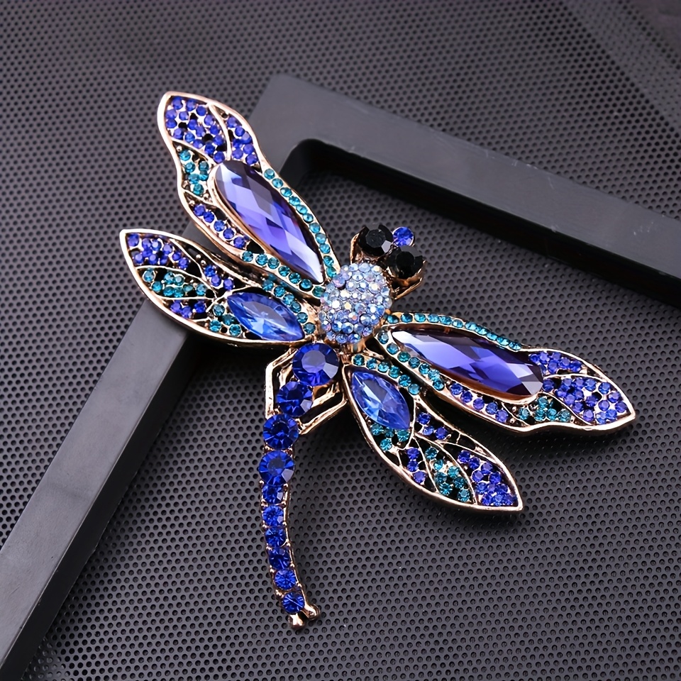 Vintage Insect Large Dragonfly Brooch Clothing Pin Women's Novelty Ornament