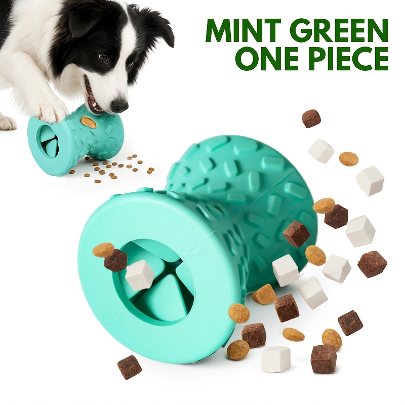 Multi Colored Bone Shaped Interactive Puzzle Dog Toy Tough Durable Chew Toy For Aggressive Chewers Treat Dispensing Slow Feeder Pet Toy Mental Stimulation To Boredom
