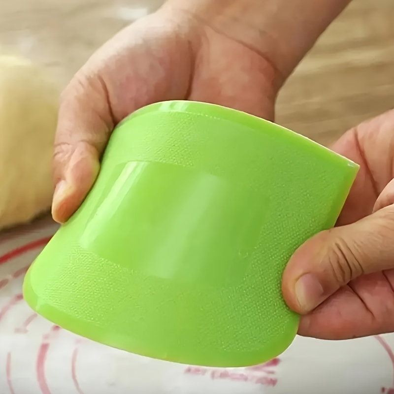 1pc Of Baking Tool, Pp Plastic Scraper, Soft Spatula, Cake Cream Scraper, Batter Scraper For Camping