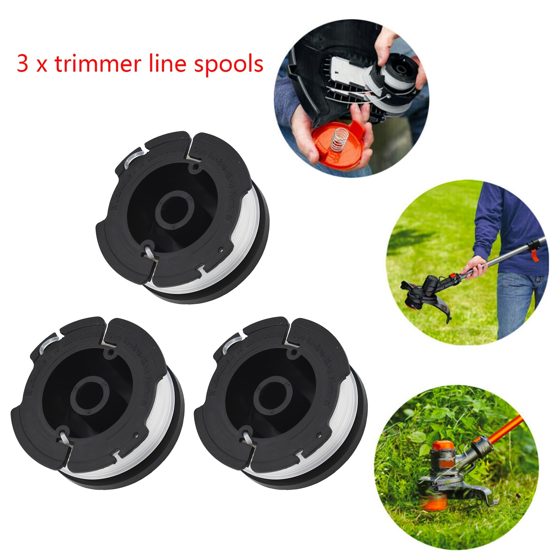 

3 Pack Trimmer Head Replacement Compatible With Stihl Autocut 25-2 Fs90 Fs110 Fs130 Fs250 Replacement For 40027102191 40027139608