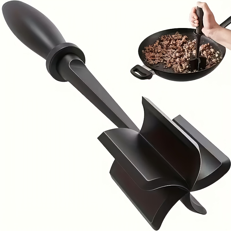 1pc   heat resistant plastic meat grinder manual burger patty maker beef mincer for making hamburgers turkey etc no electricity needed
