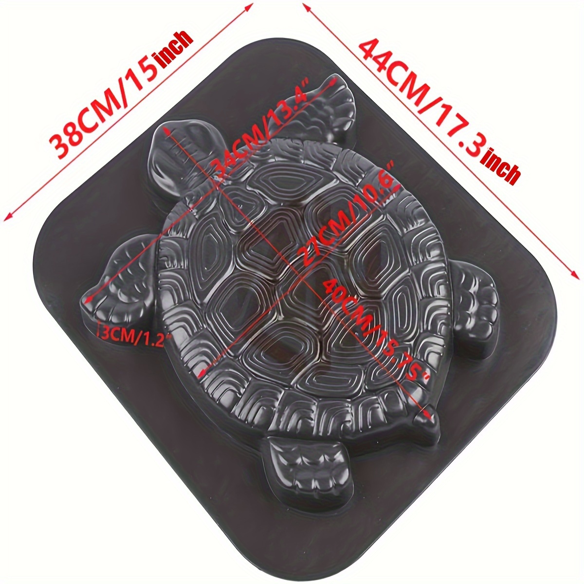 Schildkröten-Betonform Für Gartenwege - Einfach Selbst Pflastersteine Gießen