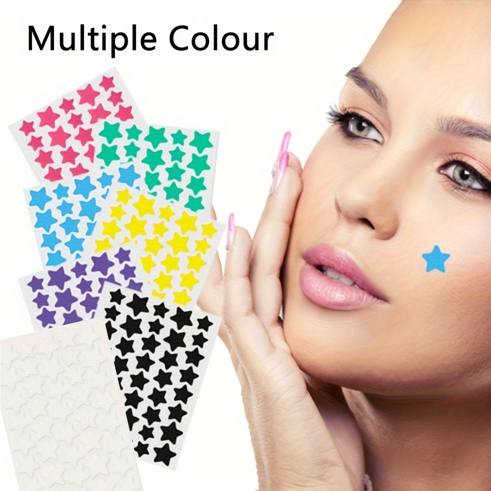 Star Pimple Patches - 400 Count Hydrocolloid Acne Stickers In Cute Shapes For Overnight Blemish Treatment