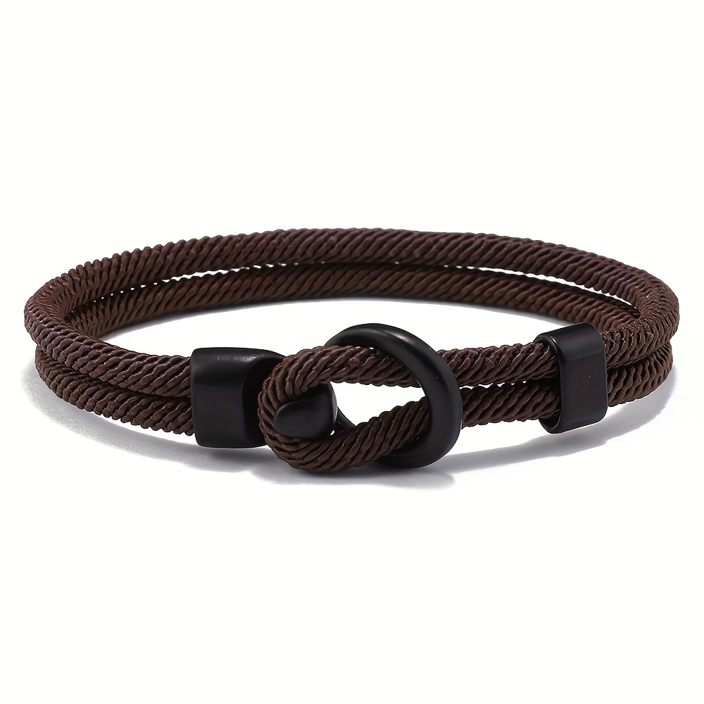 Pulsera Unisex de Cordón de Nylon Minimalista Hecha a Mano - Imagen 2