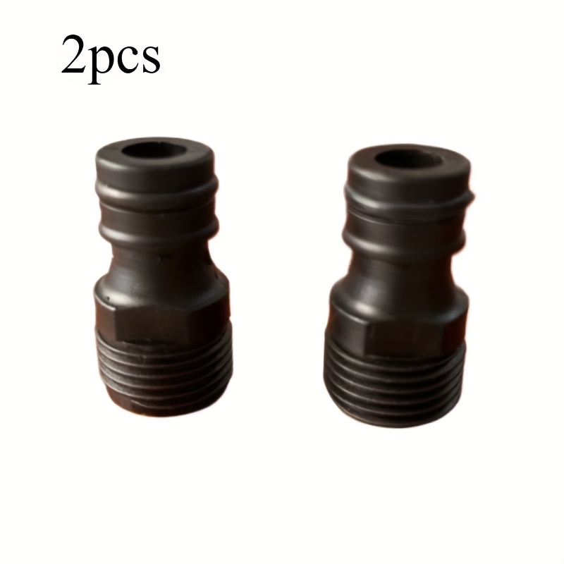 2pcs 1/2 Threaded Tap Adaptor Garden Water Hose Quick Pipe Connector Fitting Garden Irrigation System Parts Adapters