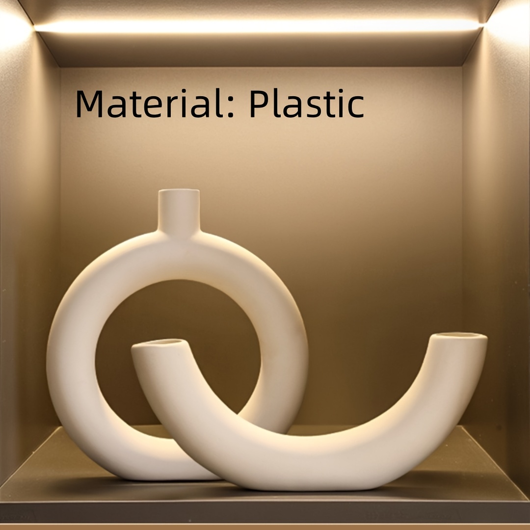 

Elegant -style Vase - High-end, Simple Room Decor | No Battery Needed, Soft Decoration, Creative Accent