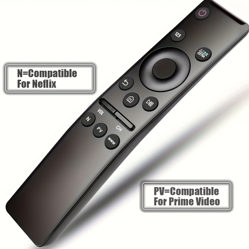 

Ergonomic Remote Control Tvs - Sleek Black, Compatible With 4k, 8k, 3d Smart Tvs, Features , , Www Buttons - Battery-operated,