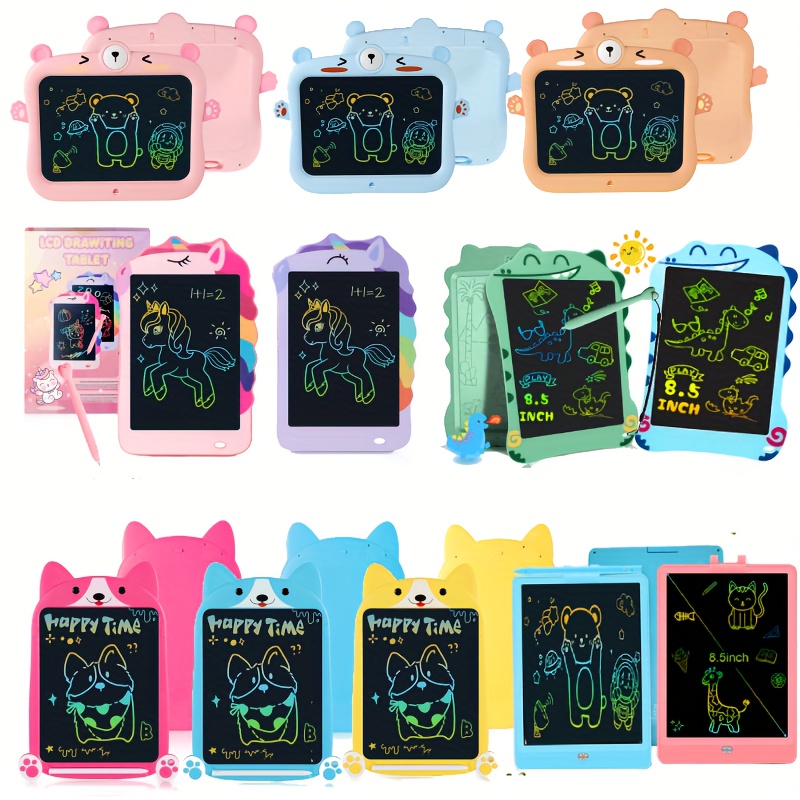 16 Inch LCD Writing Tablet - Colorful Doodle Board Drawing Pad For Kids Educational Toy