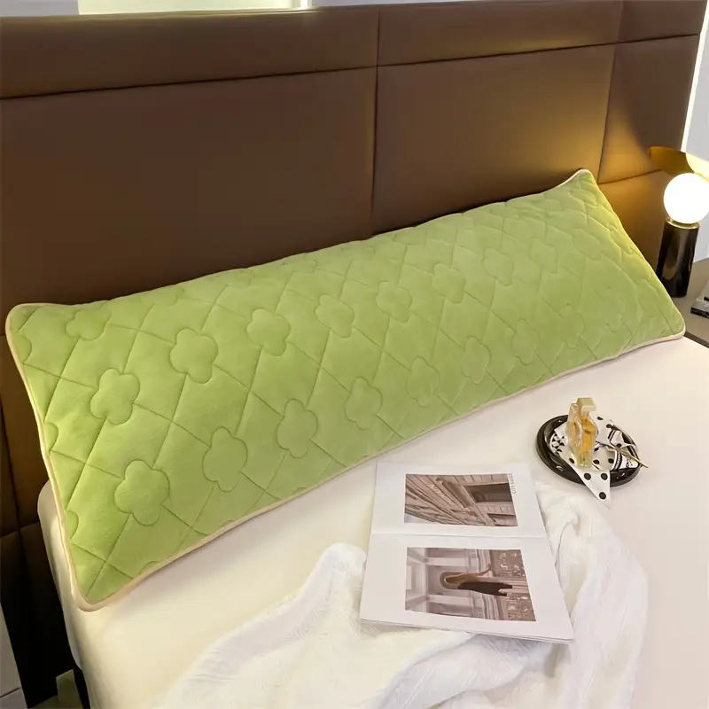 ultra soft long pillowcase breathable with envelope closure for bedroom dorm decor thickened design for couples double pillow case 1 pillowcase no insert Product details 14