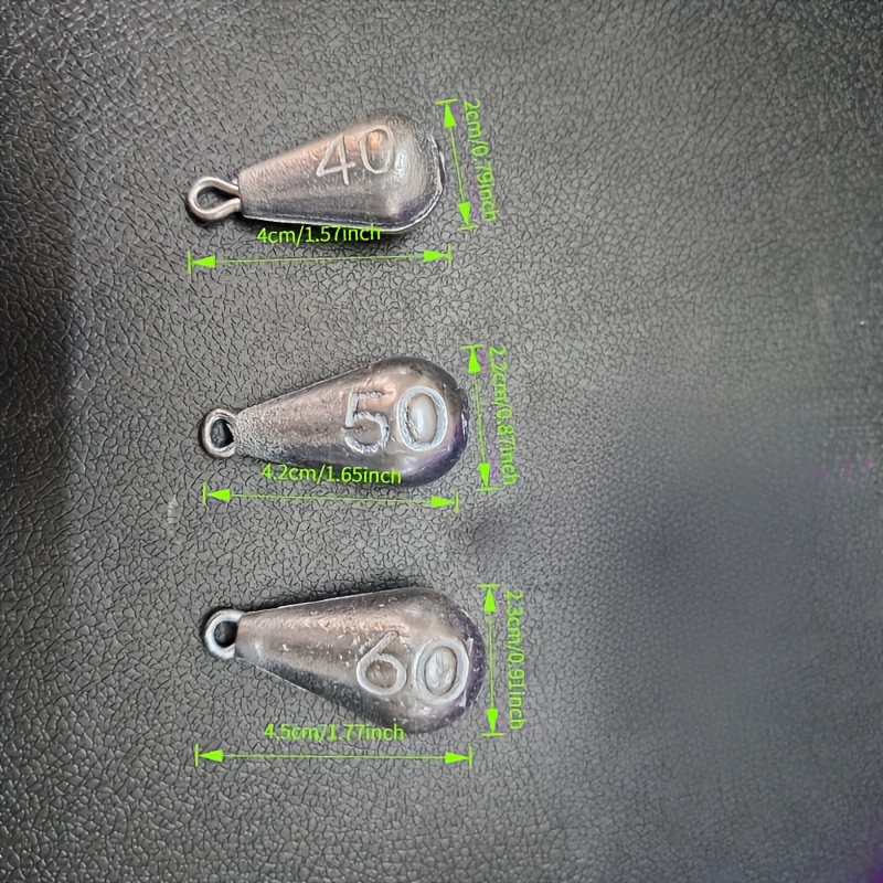 water drop shape lead sinkers bulk sea rod lead sinkers long