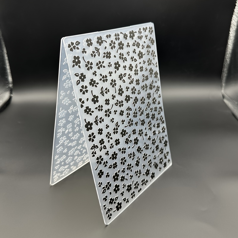 Embossing - Diy 3d Texture Plastic For Card Making, Scrapbooking &