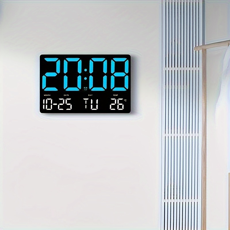 Reloj Despertador Digital LED Reloj De Proyección Proyector - Temu Spain