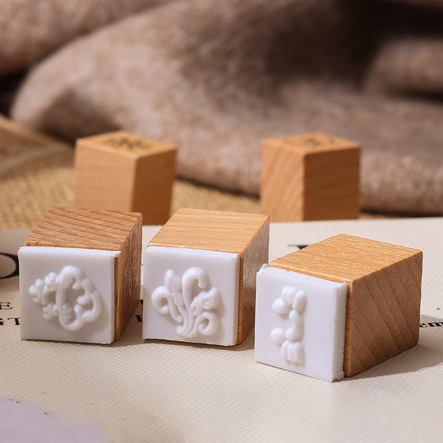 Image of 25pcs Weather-themed Wooden Stamp Set, Featuring Weather Patterns, Ideal For Diy Crafts, Journals, And Scrapbooking. Perfect As Holiday Or Birthday Gifts
