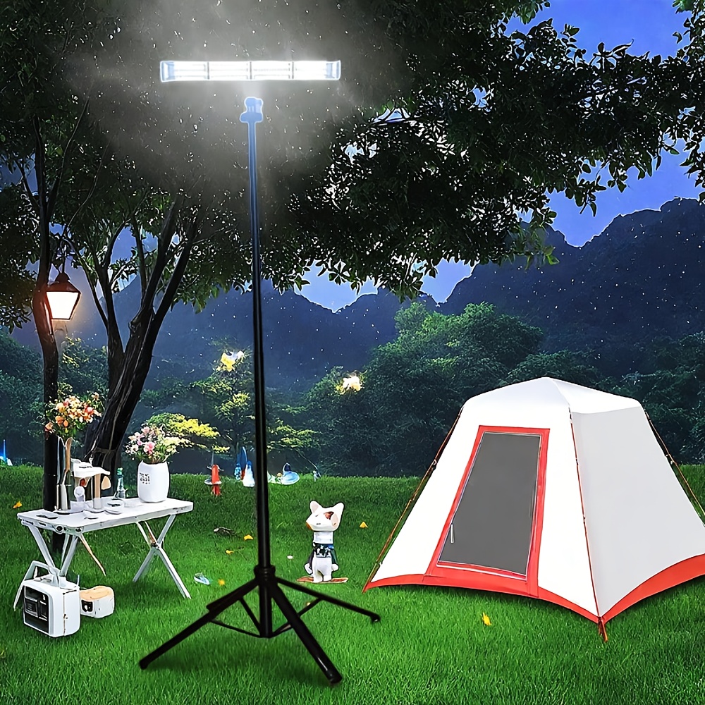 bracket camping light camping light 4 color adjustable temperature portable camping light with 1 75 meter bracket storage bag and flashlight used for power outage charging light camping light maintenance hiking Product details 0