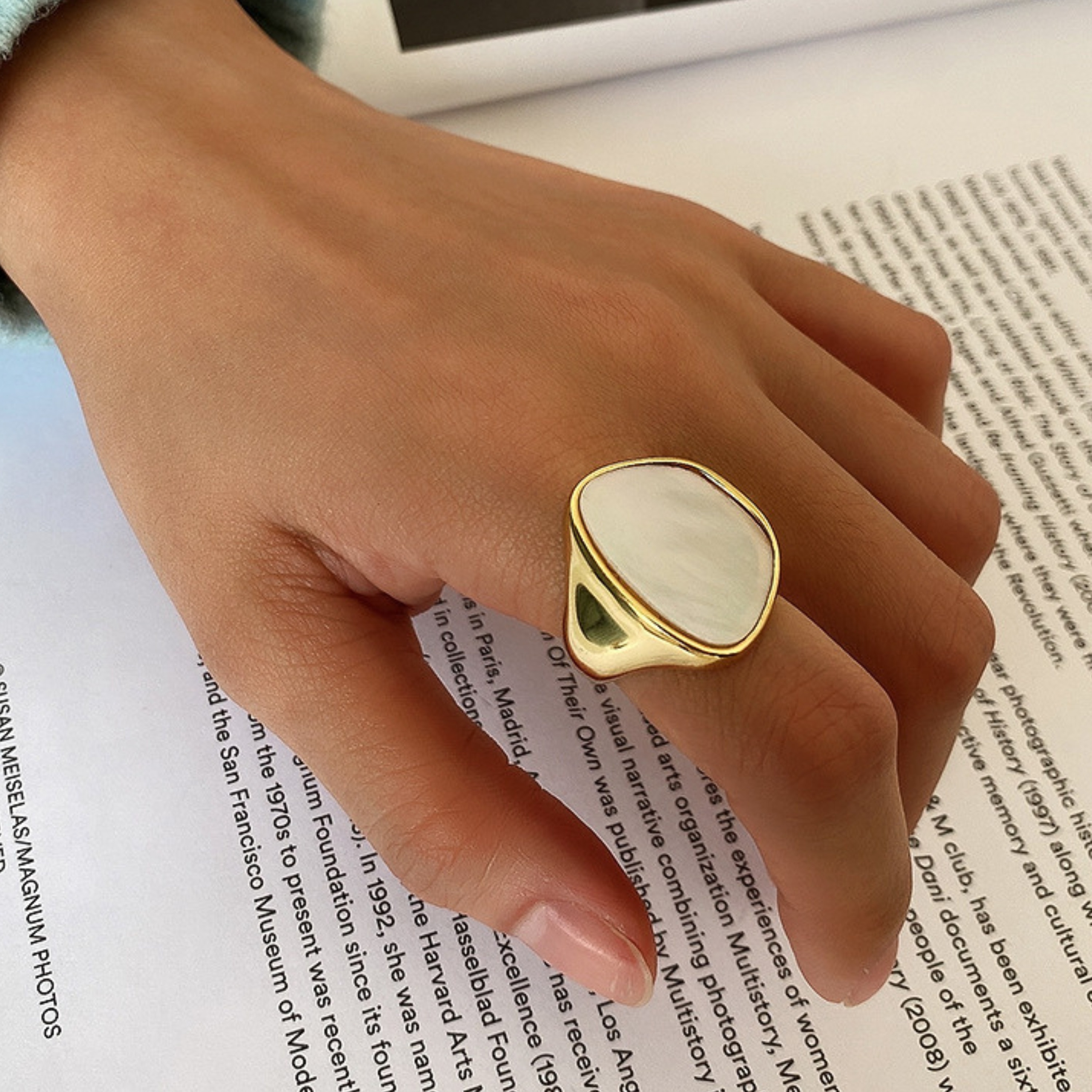 Adjustable S925 Silver Ring, 6.4g, Avant Garde Design