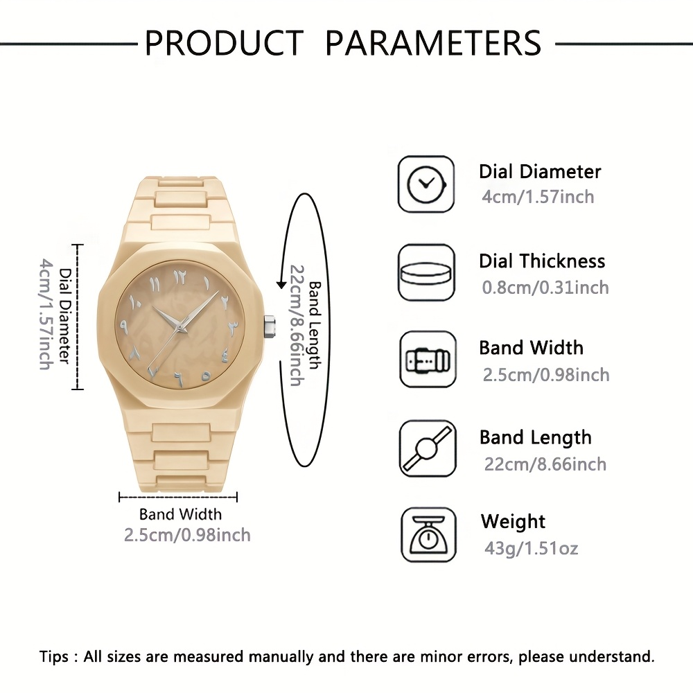Men's Quartz Watch, Multi-Color Selection for Daily Wear