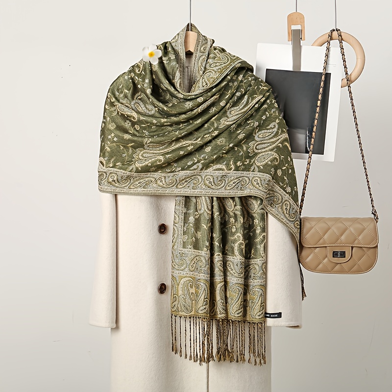 a scarf a clip 2pcs combination womens bohemian style