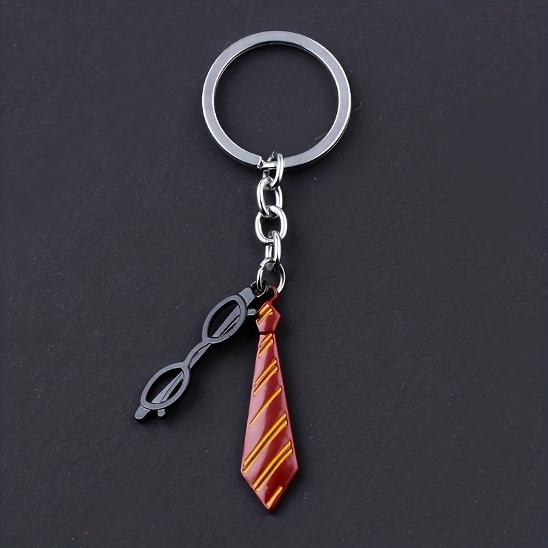 

1PC, Pendentif de Porte-clés Créatif et Personnalisé en de Lunettes, Adapté pour et