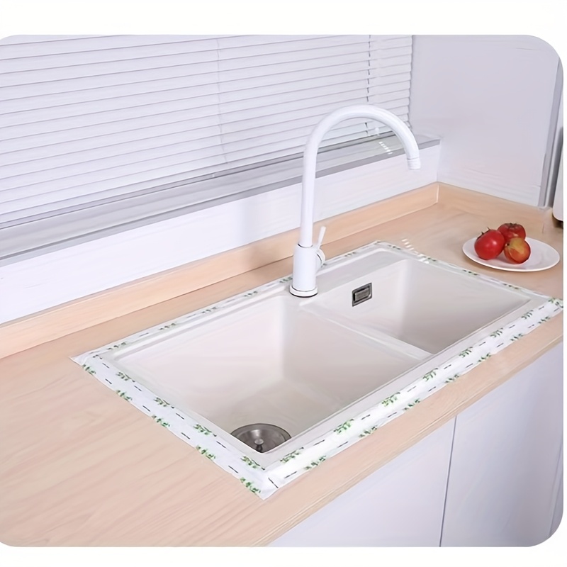 1 roll 125 98 inch pvc self waterproof tape easy to clean durable suitable for home decoration bathroom sink bathtub kitchen beautiful design patterns of cherry green leaves animals and more styles details 8
