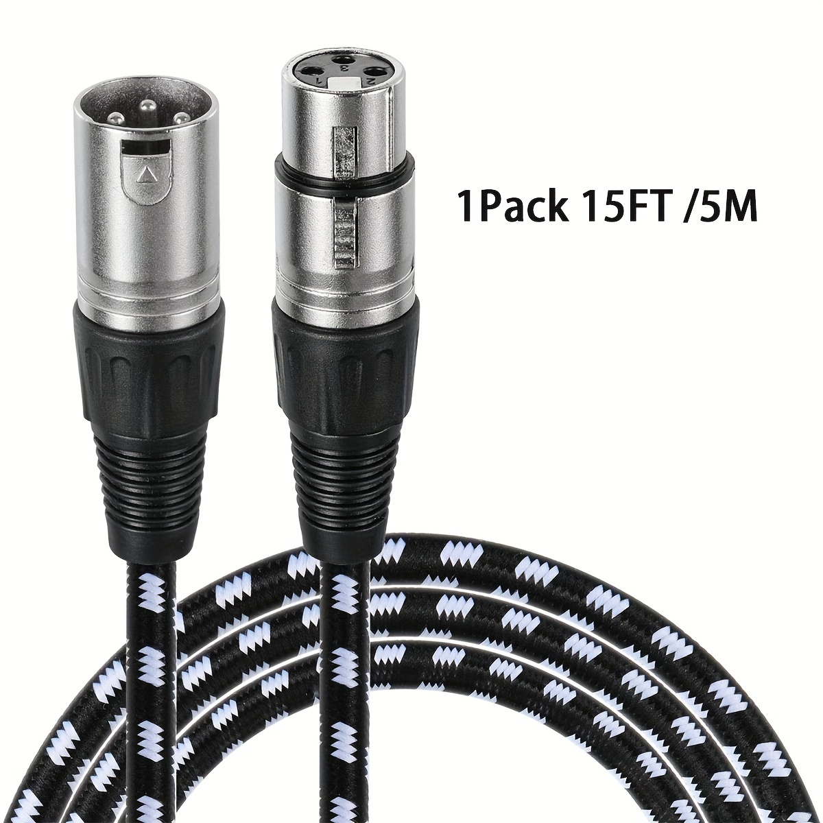 Xlr Microphone Cable Microphone Cable Xlr Male Female Cables - Temu