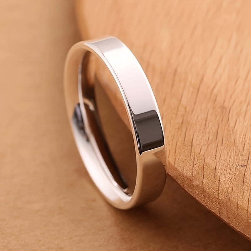 Personalized Engraved Couple's Ring with Custom Name, Initials & Date