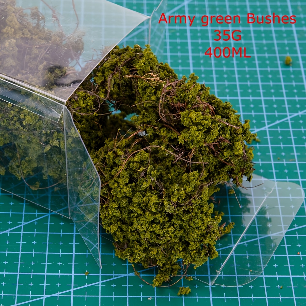 Miniature Shrubs Bushes Foliage Terrain Model Kit Sand Table Simulation Landscape Terrain Decoration Railroad Scenery