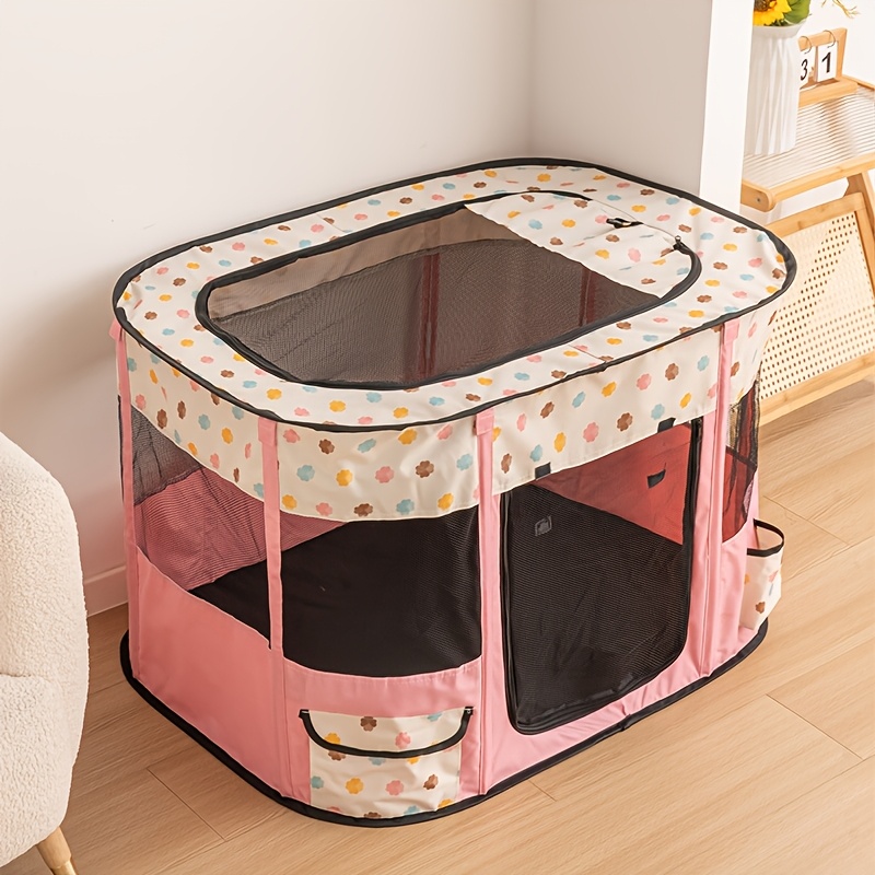 foldable cat and dog cage fence   bed pet supplies tent cat delivery room puppy and kitten delivery room Product details 1