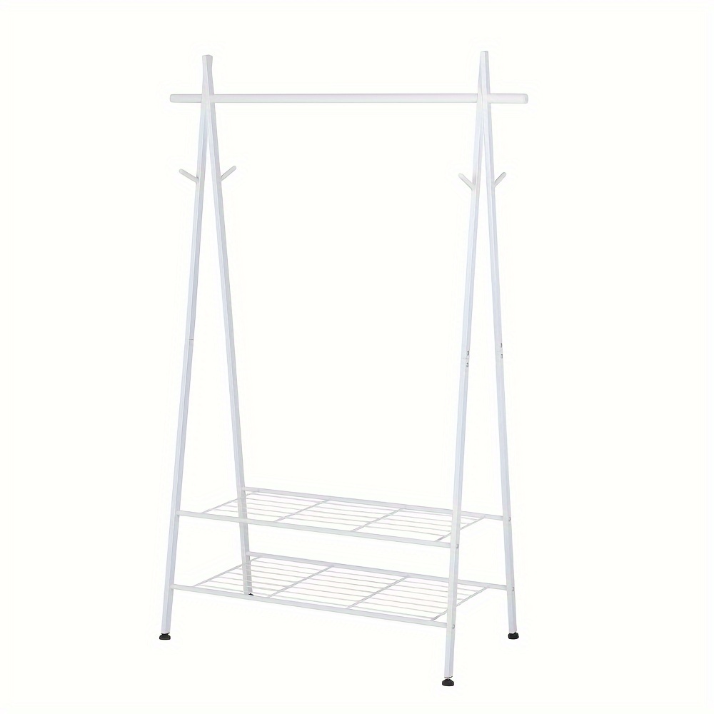 1pc Stable Clothes Hanger With Shoe Rack Hook Clothes Hanger With Metal Clothes Hanger