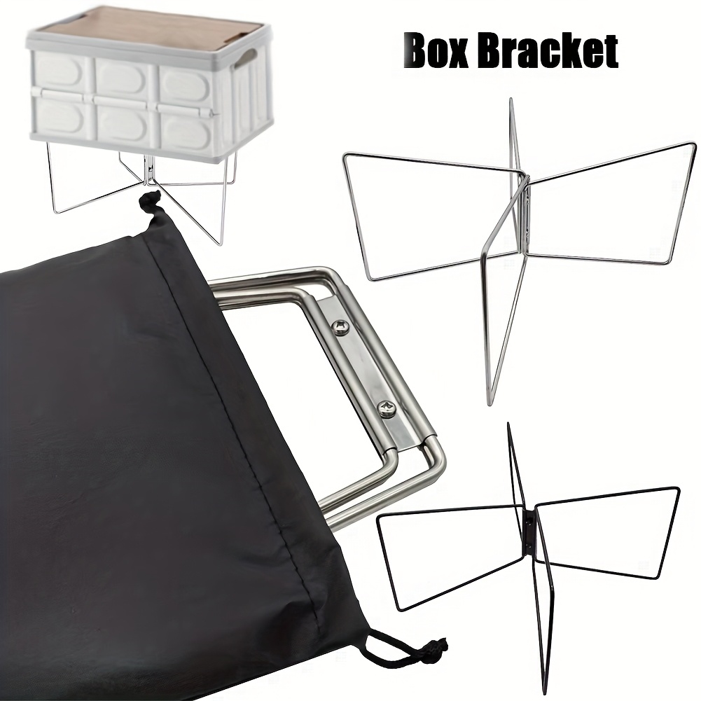 compact outdoor camping box moisture proof bracket thermal storage box base stainless steel folding bracket   storage rack outdoor storage deck boxes box cabinet rack for outdoor storage 0