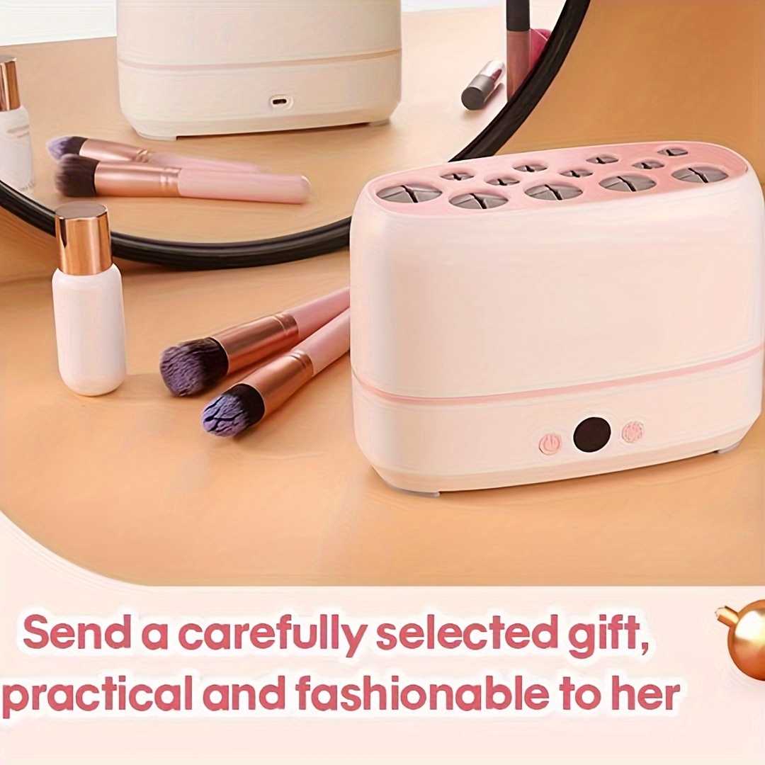 Professional Makeup Brush Dryer Gift Box Keep Brushes Clean details 6