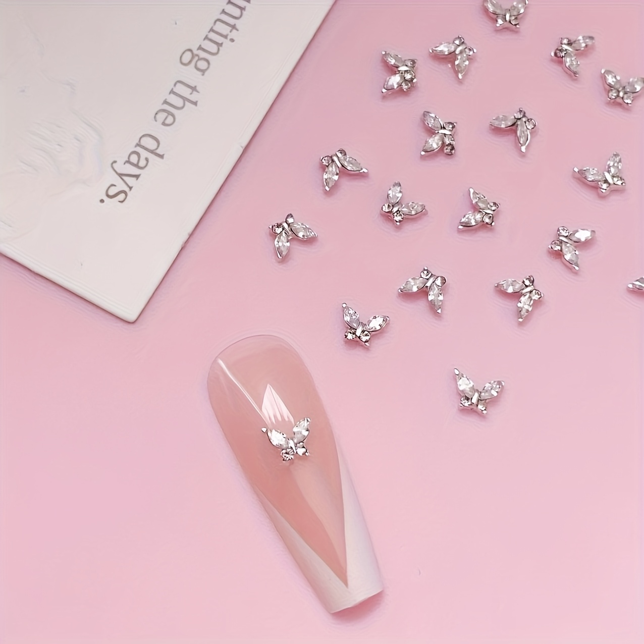 TEMU 10pcs Alloy Mini Small Nail Art Decoration Diy Small Nail Accessories Nail Charm Japanese And Korean Style Suitable For Nail Salon Nail Accessories