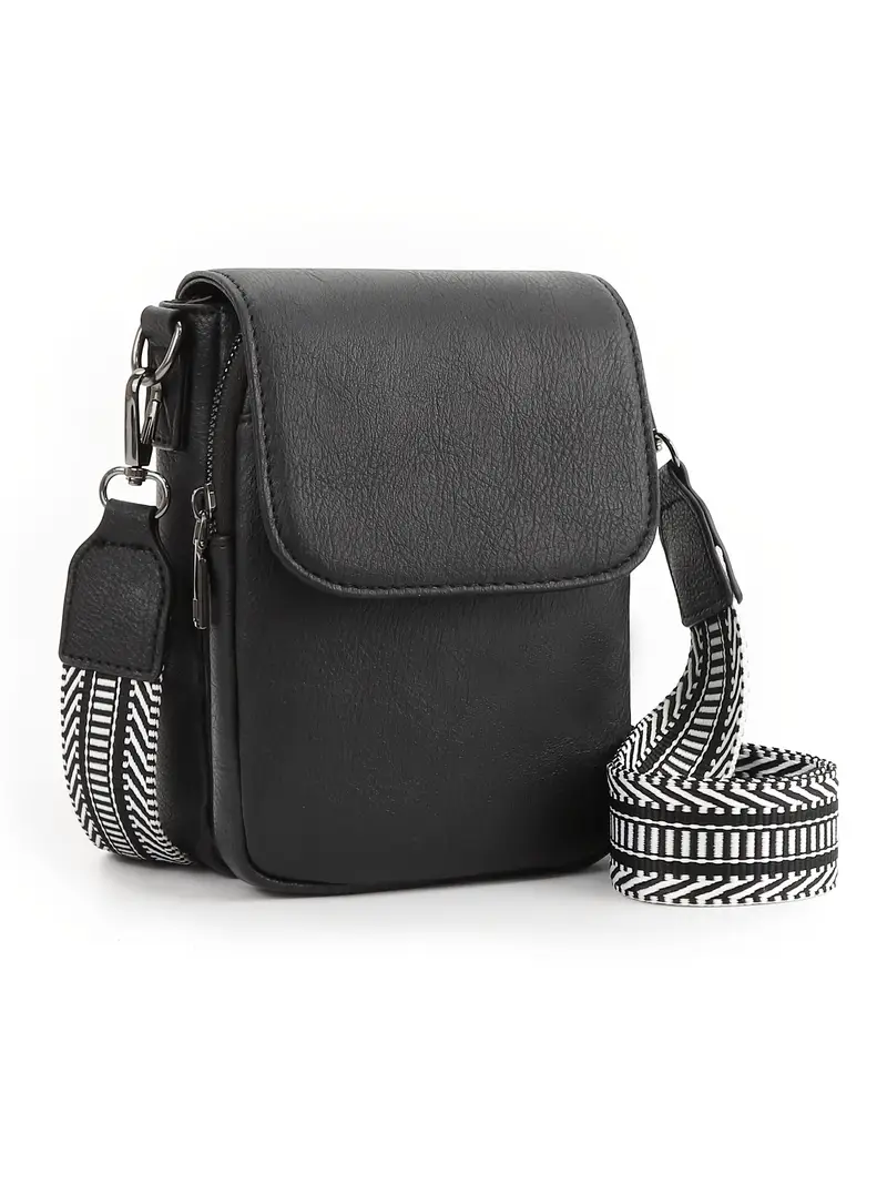 small crossbody bags for women fashion pu double compartment cell phone crossbody wallet purses with card slots details 6