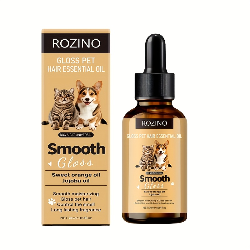 Image of [instant Softening Multi-effect -one] Pet Hair Care Essential Oil 30ml, Containing Natural Moisturizing Ingredients, Lightweight And Easily Absorbed, Of Frizz, Instant
